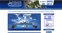 Desktop Screenshot of acims.com.br